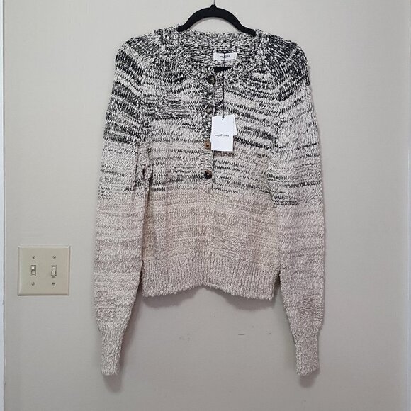 NWT Isabel Etoile Marant Blended Linen Pull Patty Sweater - Picture 4 of 13